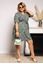 Picture of PLUS SIZE GREEN FLORAL DRESS